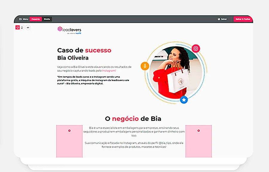 Automação de captura de leads pelo Instagram na Leadlovers